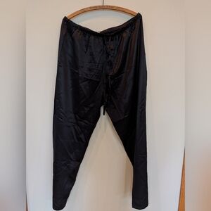 Lily Silk Men's Size XL Black Pajama Pants EUC